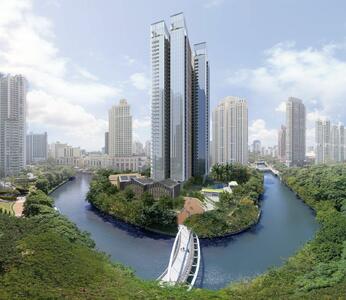  - RIVIERE . Iconic Riverfront Condo By The Singapore River. New Great World City MRT.