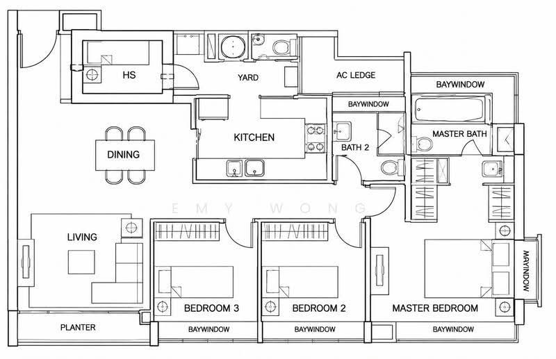 Urban Edge @ Holland V, 2 Ford Avenue, Tanglin / Holland / Bukit Timah, 3 Bedrooms, 1,227 sqft, Condominium For Rent, by Emy Wong, 10311736 - PropertyGuru.com.sg