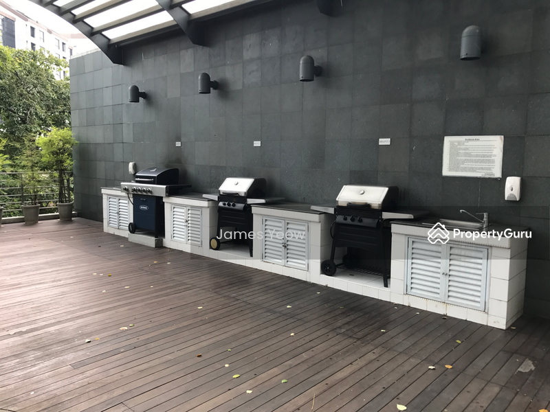 BBQ pit area