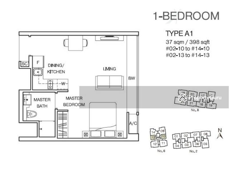 8 @ Woodleigh, 2 Woodleigh Close, 1 Bedroom, 398 sqft, Condominium For Rent, by Hans Chee, 11401513 - PropertyGuru.com.sg