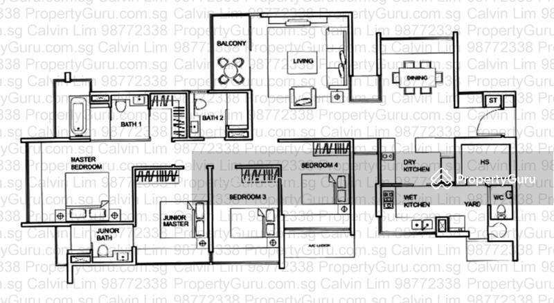 One Amber, 1 Amber Gardens, 4 Bedrooms, 1,658 sqft, Condominium For Rent, by Calvin Lim, 11768092 - PropertyGuru.com.sg