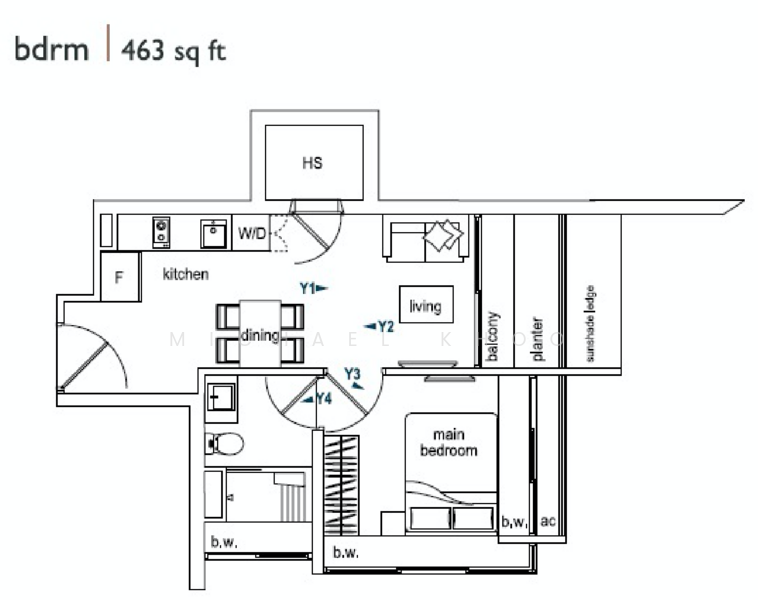 Newton Edge Condominium For Sale at S$ 999,000 | PropertyGuru Singapore