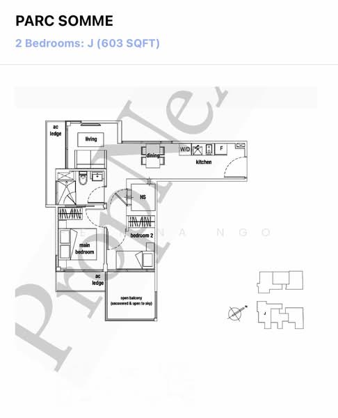 Parc Somme, 62 Somme Road, 2 Bedrooms, 602 sqft, Apartment For Rent, by Petrina Ngo, 12077779 - PropertyGuru.com.sg