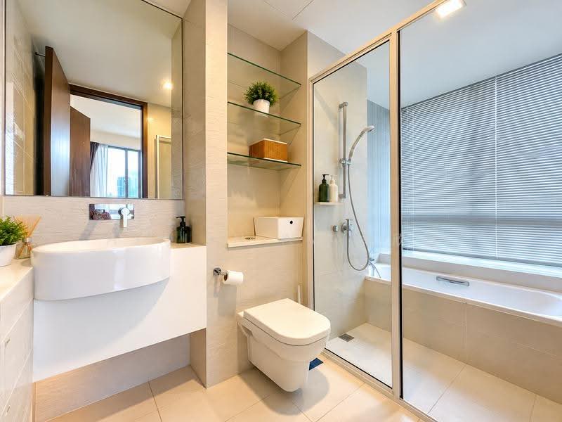 The Wharf Residence, 15 Tong Watt Road, Orchard / River Valley, 2 Bedrooms, 1,012 sqft, Condominium For Rent, by Ashlyn Aw 胡欣慧, 12087880 - Bathroom - PropertyGuru.com.sg