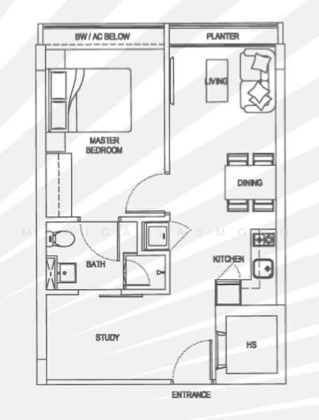 Siglap V, 2 First Street, 1 Bedroom, 517 sqft, Condominium For Sale, by Monica Lasmono, 12605172 - PropertyGuru.com.sg