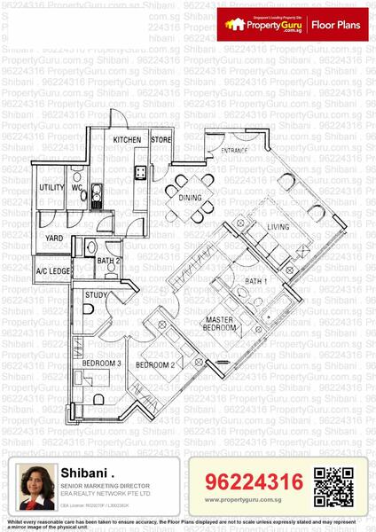 3Bed-1,357 sqft
