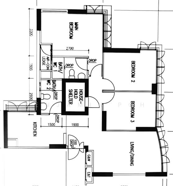 27A Jalan Membina, 27A Jalan Membina, 3 Bedrooms, 915 sqft, HDB Flat For Rent, by Benjamin Poh, 12763903 - PropertyGuru.com.sg
