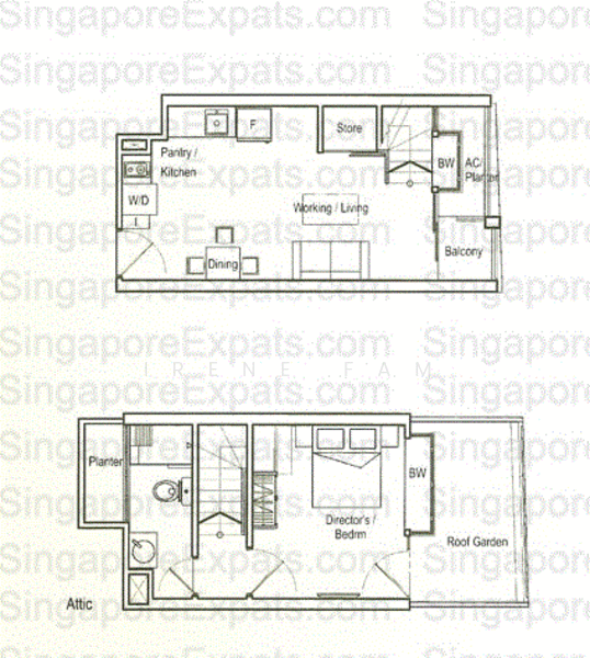 1Bed-646 sqft