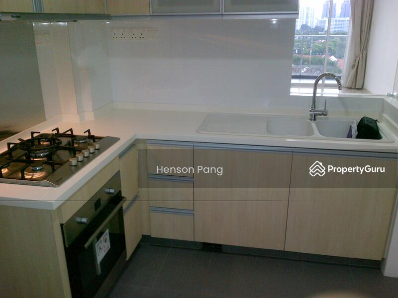 Fully-fitted kitchen looks at greenery