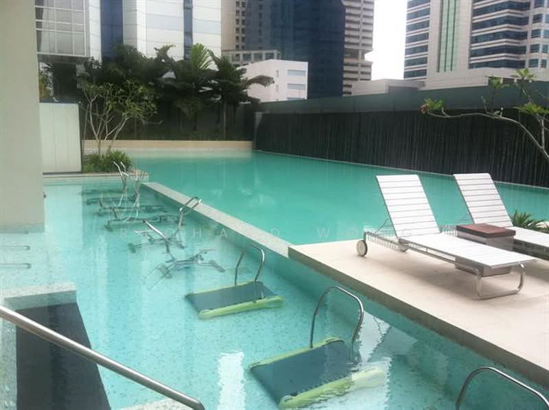 The Clift, 21 McCallum Street, 1 Bedroom, 506 sqft, Apartment For Rent, by Richard Wong, 13298440 - Pool view - PropertyGuru.com.sg