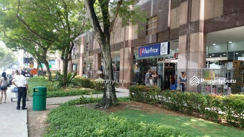 24-hr Fairprice supermarket across the road