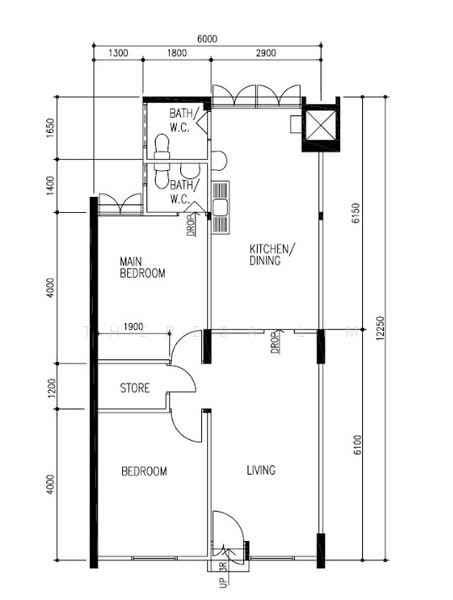 307 Clementi Avenue 4, 307 Clementi Avenue 4, 2 Bedrooms, 721 sqft, HDB Flat For Rent, by Theresa Lim, 13732841 - PropertyGuru.com.sg