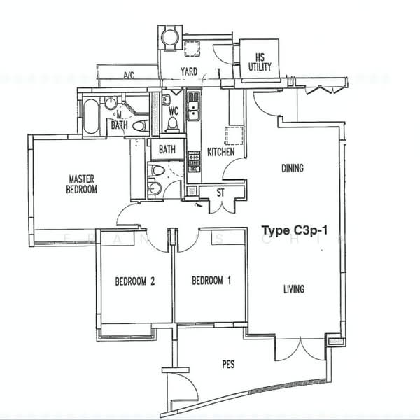 The Waterina, 55 Lorong 40 Geylang, 3 Bedrooms, 1,495 sqft, Apartment For Rent, by Francis Chin, 13983709 - PropertyGuru.com.sg