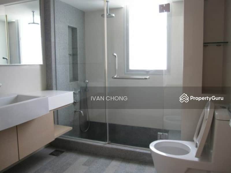 Bright and airy bathroom with windows