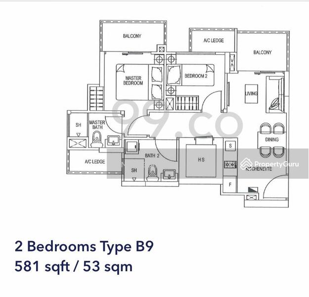 Suites @ East Coast, 175 Upper East Coast Road, 2 Bedrooms, 581 sqft, Condominium For Rent, by Nicki Goh, 14349190 - PropertyGuru.com.sg