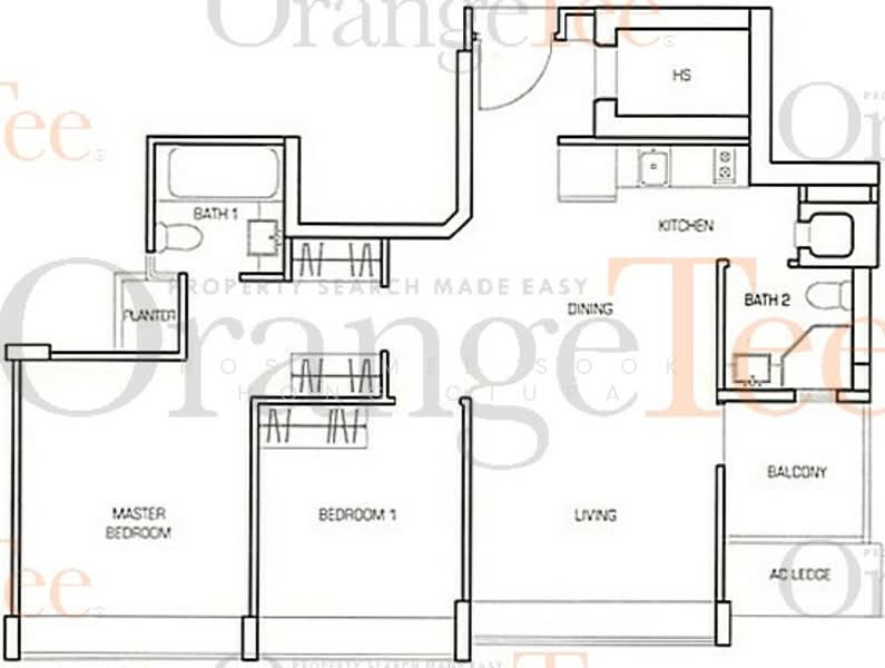 Viz at Holland, 221 Queensway, 2 Bedrooms, 861 sqft, Condominium For Rent, by Rosa Mee Sook Hong Ciupa, 14492944 - 2Beds-861sqft - PropertyGuru.com.sg
