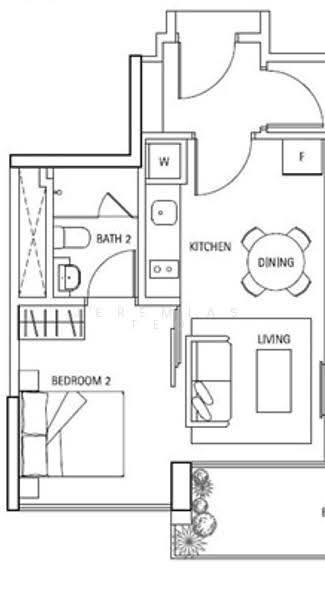 Waterbank at Dakota, 84 Dakota Crescent, Eunos / Geylang / Paya Lebar, 1 Bedroom, 499 sqft, Condominium For Rent, by Jeremias Teo, 14618556 - PropertyGuru.com.sg