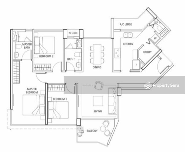 Waterbank at Dakota, 25 Dakota Crescent, 3 Bedrooms, 1,152 sqft, Condominium For Rent, by Sharon Liu, 14683035 - PropertyGuru.com.sg
