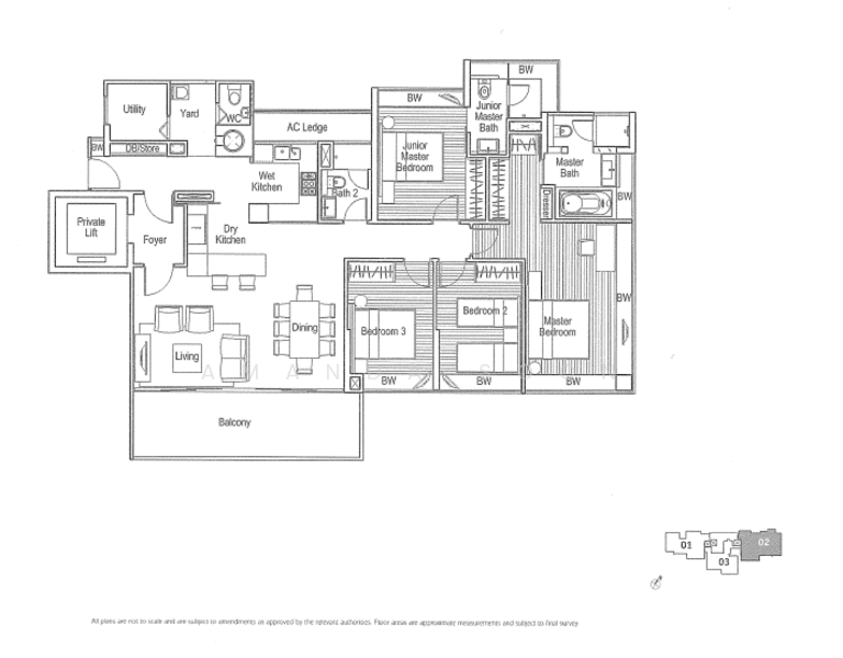 Suites @ Cairnhill, 138 Cairnhill Road, Orchard / River Valley, 4 Bedrooms, 1,830 sqft, Condominium For Rent, by Amanda Soon 孙 文 欣, 14784361 - 4Beds-1,830sqft - PropertyGuru.com.sg