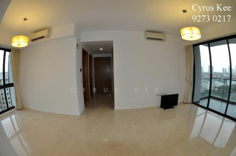 Waterbank at Dakota, 25 Dakota Crescent, 3 Bedrooms, 1,141 sqft, Condominium For Rent, by Cyrus Kee, 14843508 - Living room - single loading. - PropertyGuru.com.sg
