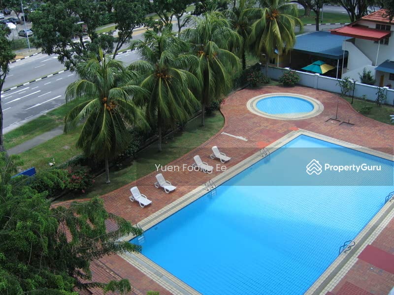 Pool View from Balcony