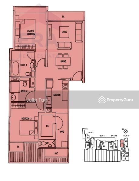 The Wharf Residence, 7 Tong Watt Road, 2 Bedrooms, 1,076 sqft, Condominium For Rent, by Julin Tan, 15426032 - PropertyGuru.com.sg