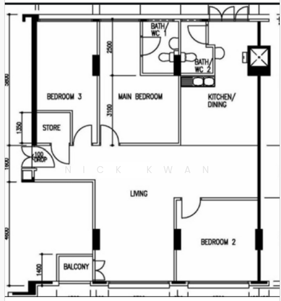163 Tampines Street 12, 163 Tampines Street 12, 3 Bedrooms, 1,119 sqft, HDB Flat For Rent, by Nick Kwan, 15523521 - PropertyGuru.com.sg