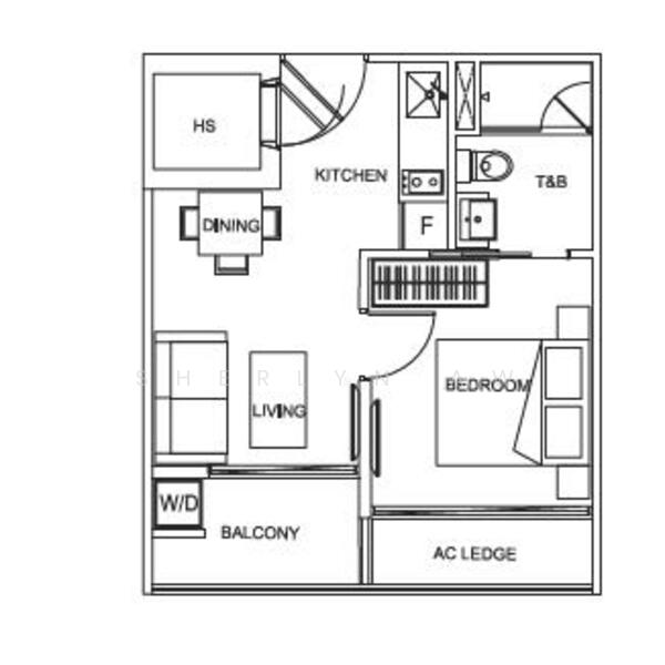 Jool Suites, 2 Sing Joo Walk, 1 Bedroom, 398 sqft, Apartment For Rent, by Sherlyn Aw, 15559695 - 1Bed-398 sqft - PropertyGuru.com.sg