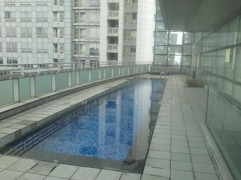 Lap pool at roof terrace