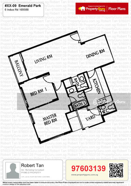 Emerald Park, 6 Indus Road, 2 Bedrooms, 926 sqft, Condominium For Rent, by Robert Tan, 16269210 - PropertyGuru.com.sg