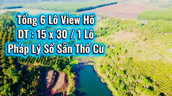 Đầu tư đất view hồ sổ sẵn thổ cư siêu đẹp