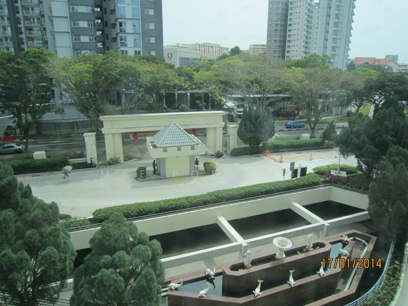 Looking out from window