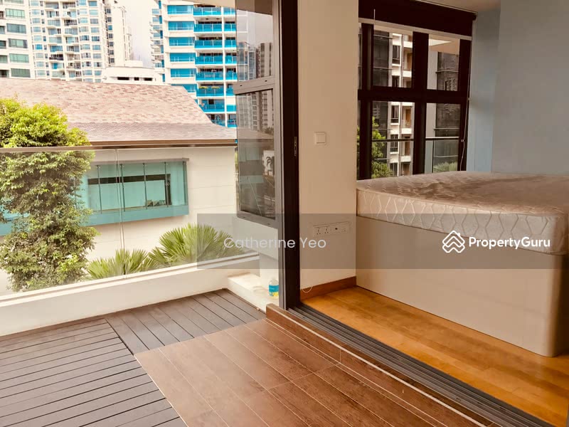 The Aristo, 23 Amber Road, 2 Bedrooms, 646 sqft, Apartment For Rent, by Catherine Yeo, 16977423 - Master bedroom with storage bed and balcony - PropertyGuru.com.sg