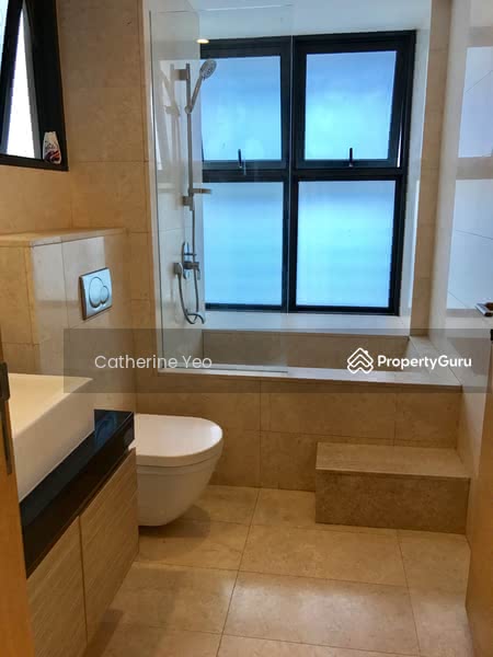 The Aristo, 23 Amber Road, 2 Bedrooms, 646 sqft, Apartment For Rent, by Catherine Yeo, 16977423 - Luxurious Marble bathroom  - PropertyGuru.com.sg