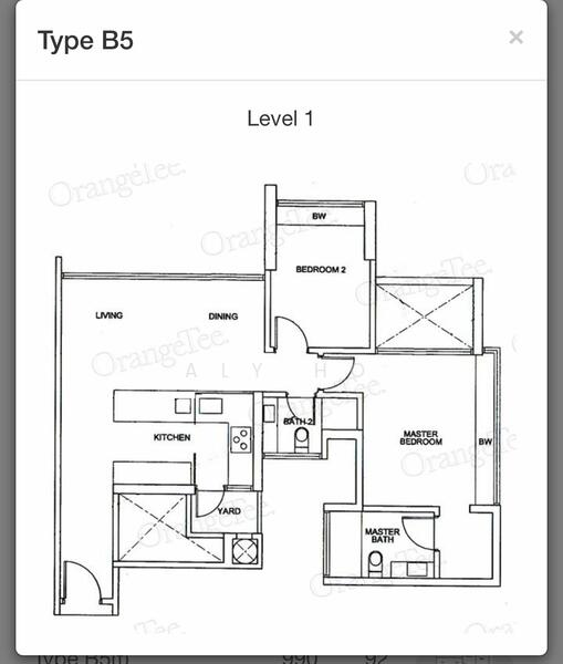 Centro Residences, 59 Ang Mo Kio Avenue 8, 2 Bedrooms, 872 sqft, Condominium For Rent, by Aly Ho, 17032156 - PropertyGuru.com.sg