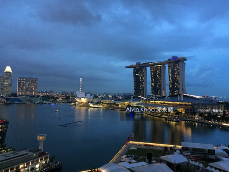 Night view from unit