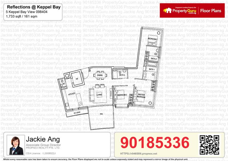 Reflections at Keppel Bay, 1 Keppel Bay View, 3 Bedrooms, 1,733 sqft, Condominium For Rent, by Jackie Ang, 17173872 - PropertyGuru.com.sg