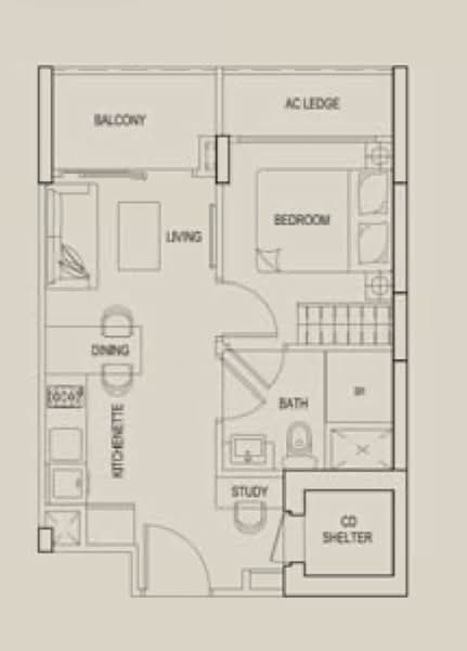 East Village, 430 Upper Changi Road, 1 Bedroom, 409 sqft, Condominium For Rent, by Max Lim, 17563704 - PropertyGuru.com.sg