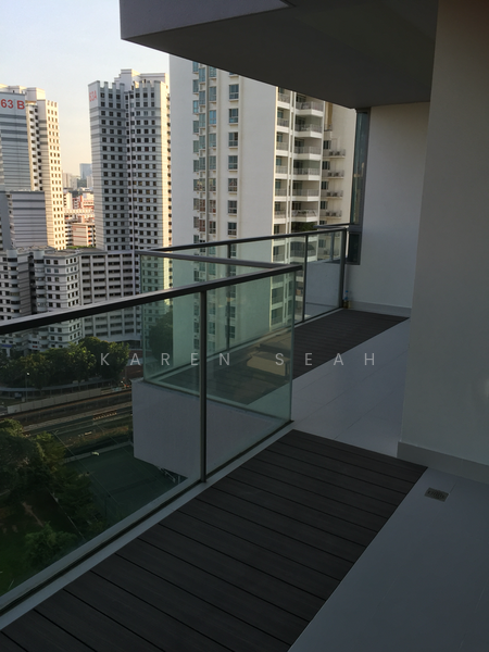 spacious balcony