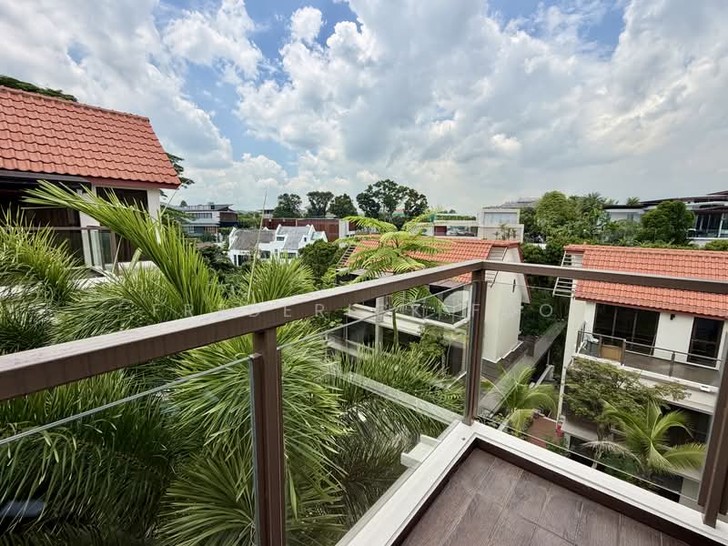 Eleven @ Holland, 11 Holland Link, 5 Bedrooms, 3,735 sqft, Cluster House For Rent, by Frederick Foo, 17919559 - Roof terrace view - PropertyGuru.com.sg