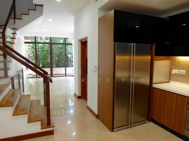 Eleven @ Holland, 11 Holland Link, 5 Bedrooms, 3,735 sqft, Cluster House For Rent, by Frederick Foo, 17919559 - Living into kitchen - PropertyGuru.com.sg