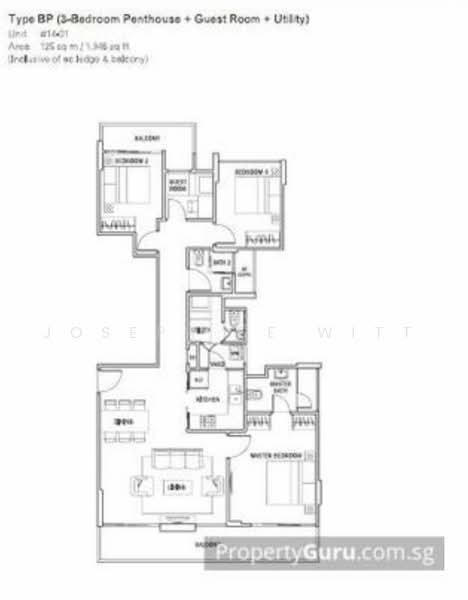 Questa @ Dunman, 543 Dunman Road, East Coast / Marine Parade, 4 Bedrooms, 1,345 sqft, Condominium For Rent, by Joseph de Witt, 17940035 - PropertyGuru.com.sg