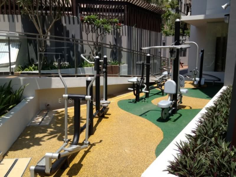 Outdoor fitness corner