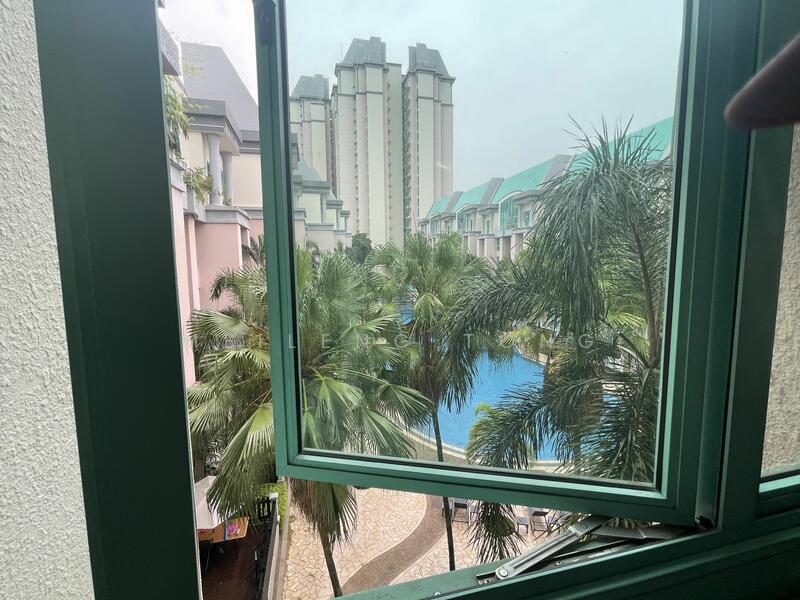 View from living and dining area