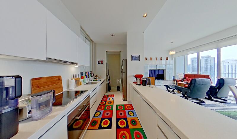 open concept dry kitchen