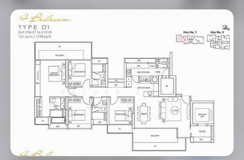 Lincoln Suites, 1 Khiang Guan Avenue, 4 Bedrooms, 1,800 sqft, Condominium For Rent, by Esther Zhou, 18110565 - PropertyGuru.com.sg