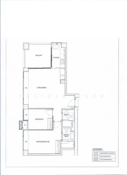 2Bed-990 sqft