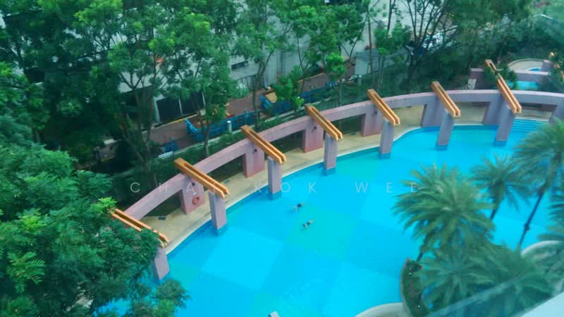 Rafflesia Condo, 33 Bishan Street 21, 3 Bedrooms, 1,302 sqft, Condominium For Rent, by Chai Kok Wee, 18327041 - Pool view - PropertyGuru.com.sg