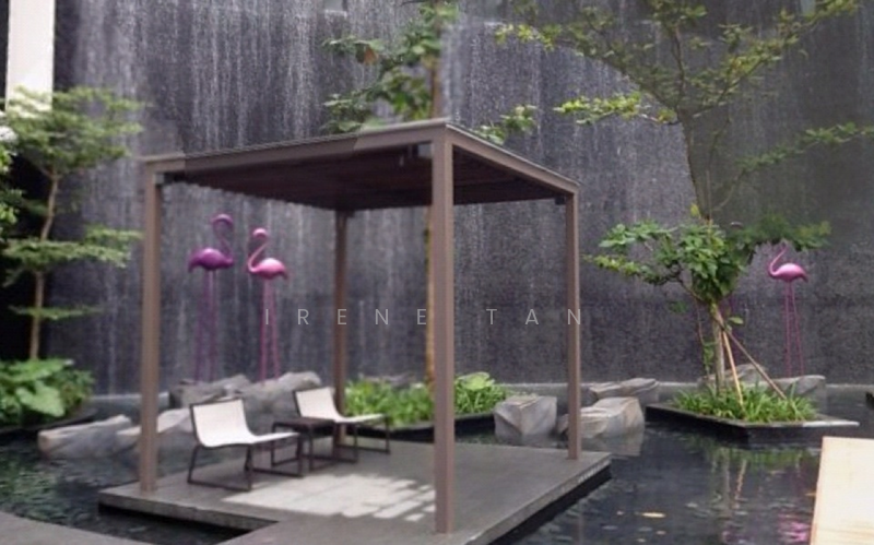 Relax beside the waterfall