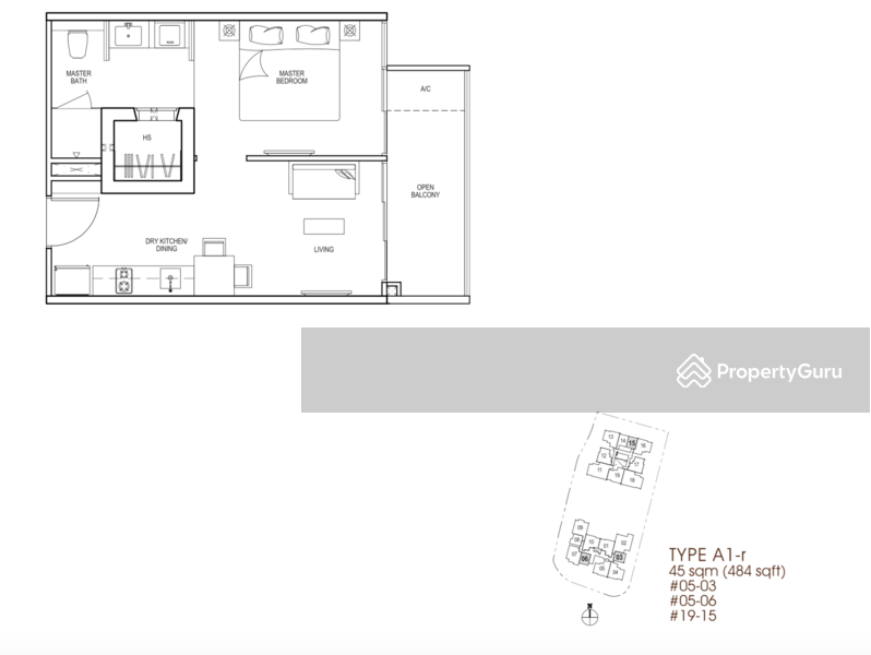 1Bed-474 sqft